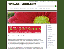 Tablet Screenshot of newagehydro.com